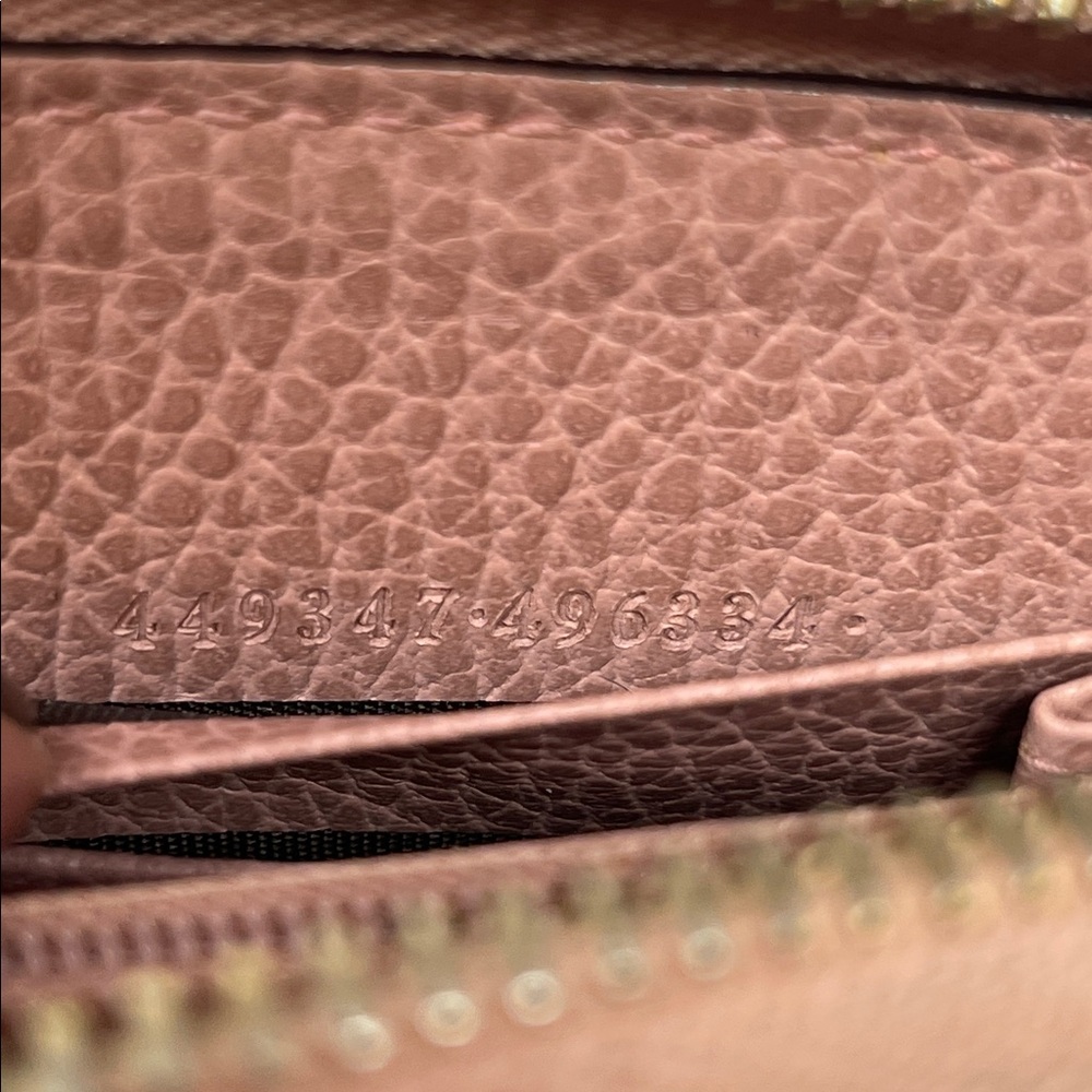 Gucci Pink Leather zipper Wallet - Picture 12 of 12